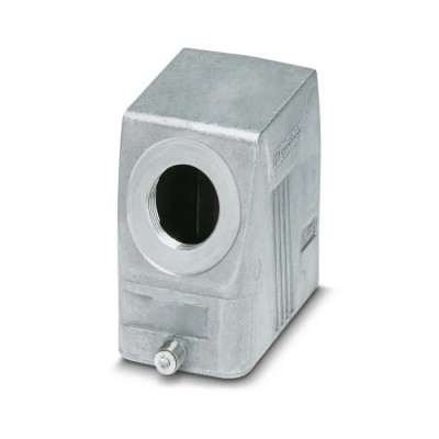 Phoenix Contact Heavy Duty Power Connector Housing Die-Cast Aluminium Grey 72x44x73mm HC Series 1412601