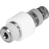 Festo Pneumatic Silencer & Exhaust Restrictor Function Flow Controller Nickel-Plated Brass Threaded Connection VFFK-C-K-R18-P