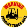 RS PRO Vinyl Hazard & Warning Label Forklift Truck English Vinyl Material Multi-Color 136-6407