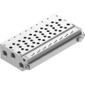 Festo VABM Series 8 Station G Manifold Base for Use with VUVG-B Series Sub-Base Valves Aluminium Alloy VABM-L1-10HW-G18-8-GR