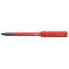 Wiha Square Screwdriver Bit, 6 mm Drive Size, SL 1 Tip, Chrome Molybdenum Steel, 75mm Overall Length 35511