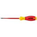 Wiha Insulated Screwdriver, 2 Tip, 125 mm Blade, VDE/1000V Approved, 243mm Overall 35505