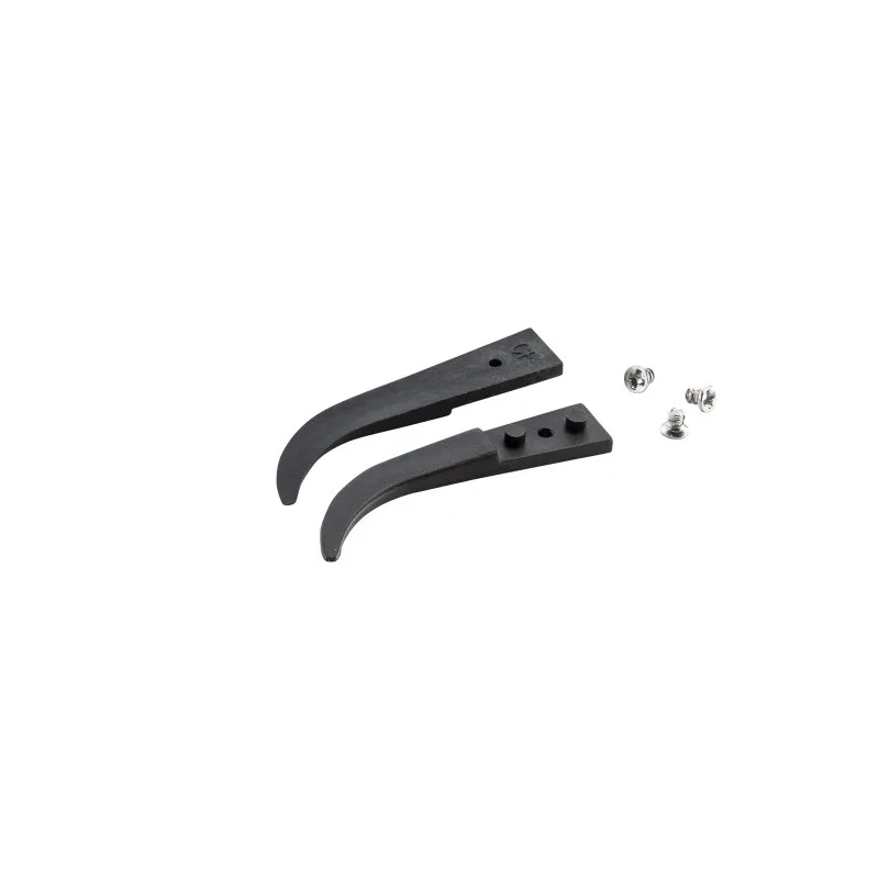 ideal-tek 40mm Carbon Fibre Plastic Flat Very Fine Round Curved ESD Safe Tweezer Tips A2ABCF