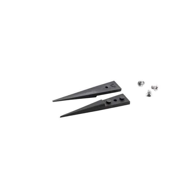 ideal-tek 40mm Carbon Fibre Plastic Straight Pointed Very Fine ESD Safe Tweezer Tips A2CF