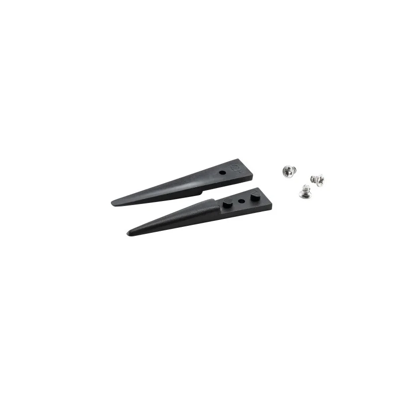 ideal-tek Polyetheretherketone (PEEK) 40mm Strong Straight Thick Bevel ESD Safe Tweezer Tips A249CP