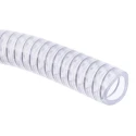 Contitech RS PRO Polyvinyl Chloride Reinforced Flexible Tubing, Clear, 19 mm ID, 26 mm OD, 10 m Length, 7.5 Bar 136-9497