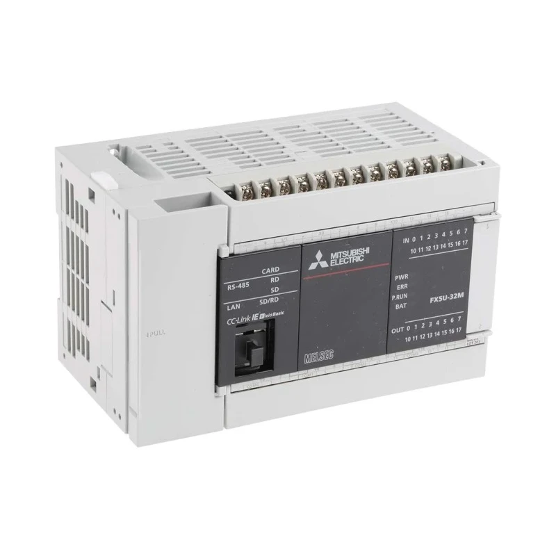 RS PRO MELSEC iQ-F Series PLC CPU 16-Input Analogue Input 16 Outputs Analogue Output -32MR/DS FX5U