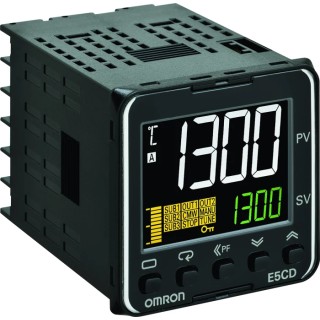 Omron Panel Mount PID Temperature Controller 2 Input 1 Output Relay 240V ac On-Off 2-PID Controller E5CD