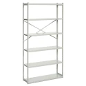 Treston Grey 6 Shelf Steel Shelving Unit 2 m Height x 1 m Width x 400 mm Depth 1000 kg Load C31449003P