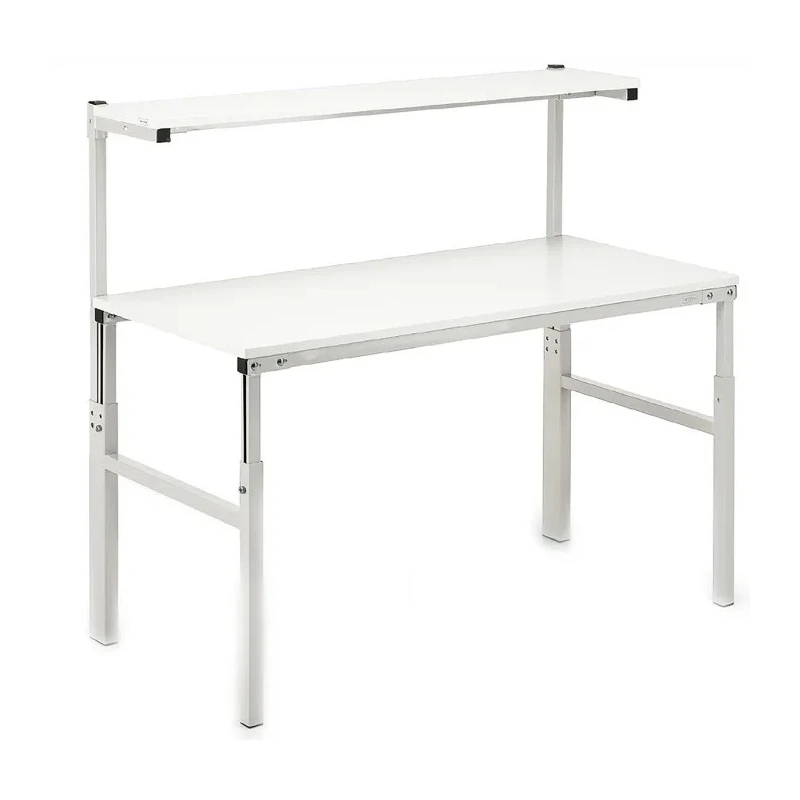 Treston ESD Workbench with Adjustable Height, Laminate Shelf, 300kg Max Load, 1.55m x 1.8m x 700mm TPH718 ESD