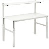 Treston ESD Workbench with Adjustable Height, Laminate Shelf, 300kg Max Load, 1.55m x 1.8m x 700mm TPH718 ESD