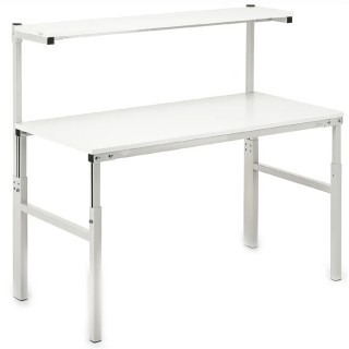 RS PRO ESD Workbench Adjustable Height 300kg Max Load 1.55m x 1.8m x 900mm TPH918 ESD