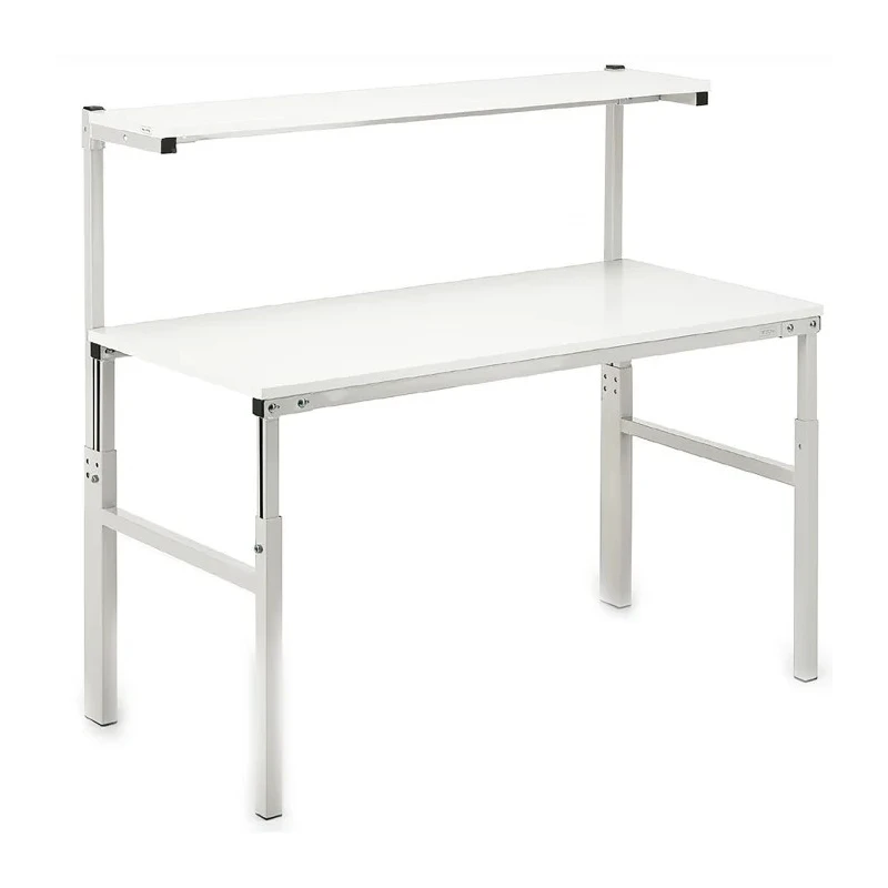 RS PRO ESD Workbench Adjustable Height 300kg Max Load 1.55m x 1.8m x 900mm TPH918 ESD
