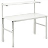 RS PRO ESD Workbench Adjustable Height 300kg Max Load 1.55m x 1.8m x 900mm TPH918 ESD
