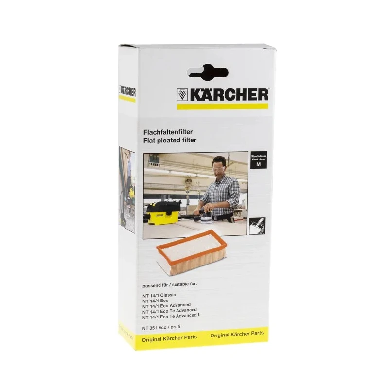 Karcher Vacuum Filter for Use with NT 22/1 and NT 14/1 Vacuum Cleaners 69041560