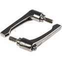 RS PRO Stainless Steel Clamping Lever M8 x 16 mm Thread, Silver Handle 144-3607