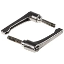 RS PRO Stainless Steel Clamping Lever M8 x 32 mm Thread Size, Male Thread, Length 65 mm 144-3610