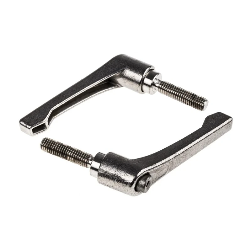 RS PRO Stainless Steel Clamping Lever M8 x 32 mm Thread Size, Male Thread, Length 65 mm 144-3610