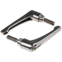 RS PRO Stainless Steel Clamping Lever M12 Thread Size, 32mm Insert Length, 92mm Total Length 144-3619