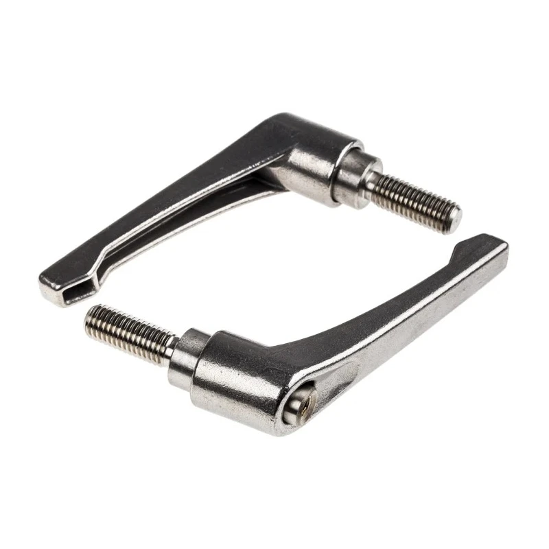 RS PRO Stainless Steel Clamping Lever M12 Thread Size, 32mm Insert Length, 92mm Total Length 144-3619