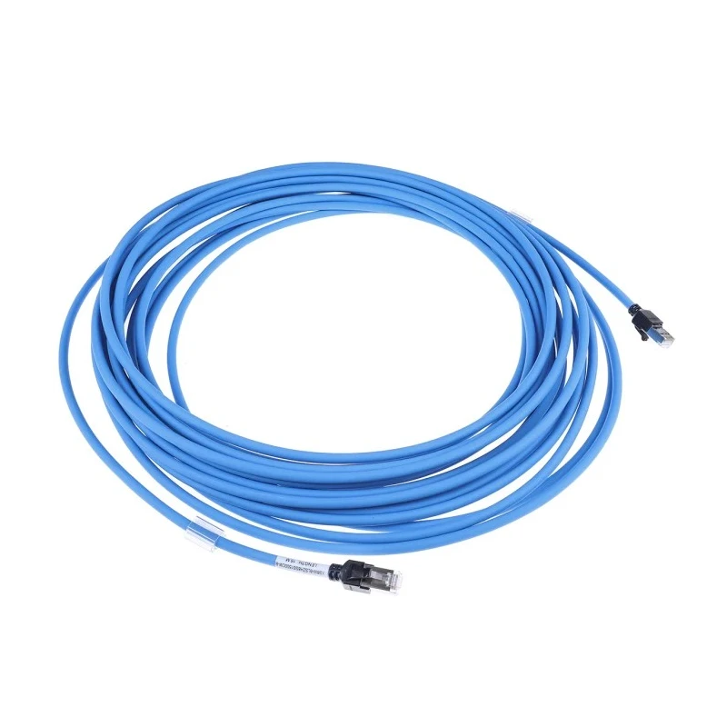 Omron Cat6a Shielded Screened Low Smoke Zero Halogen Ethernet Cable 8 Core Blue 15 m XS6W-6LSZH8SS1500CM-B