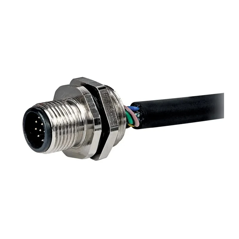 RS PRO Sensor Actuator Cable Male 12 Way Straight Connector to Unterminated Wire, 300 mm 144-7615