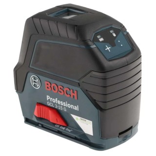 Bosch Laser Level, Green Laser Colour, Self-Levelling, 15 m Working Range, ±0.3 mm/m Accuracy, Battery Powered 0601066J00