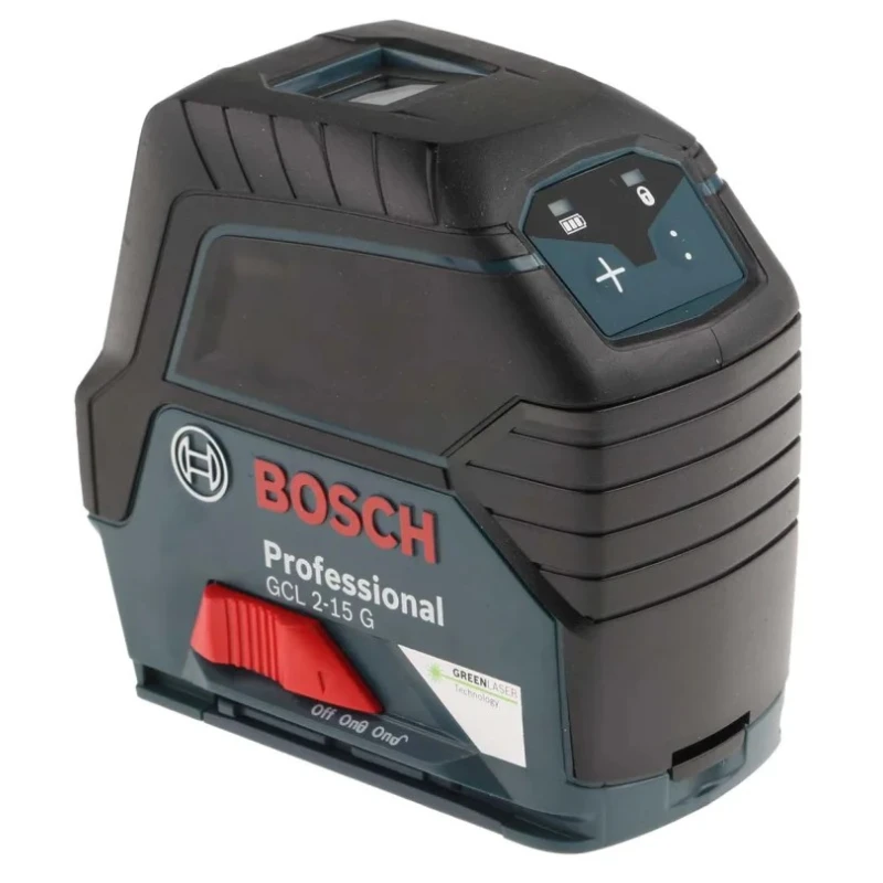 Bosch Laser Level, Green Laser Colour, Self-Levelling, 15 m Working Range, ±0.3 mm/m Accuracy, Battery Powered 0601066J00
