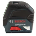 Bosch Laser Level, Green Laser Colour, Self-Levelling, 15 m Working Range, ±0.3 mm/m Accuracy, Battery Powered 0601066J00