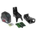 Bosch Laser Level, Green Laser Colour, Self-Levelling, 15 m Working Range, ±0.3 mm/m Accuracy, Battery Powered 0601066J00