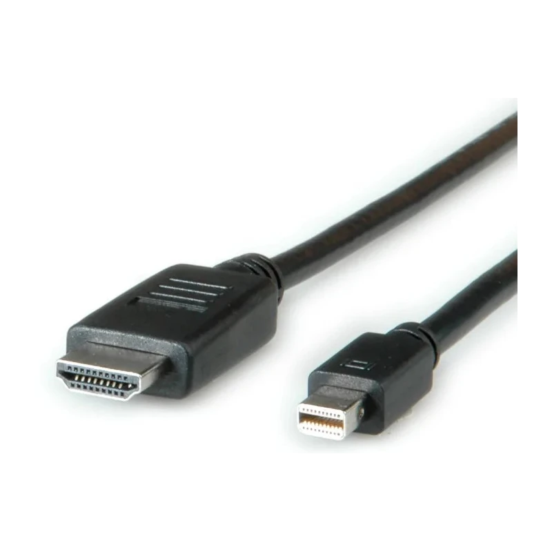 Roline Male Mini DisplayPort to Male HDMI Polyvinyl Chloride DisplayPort Cable 3m 11.04.5797-10