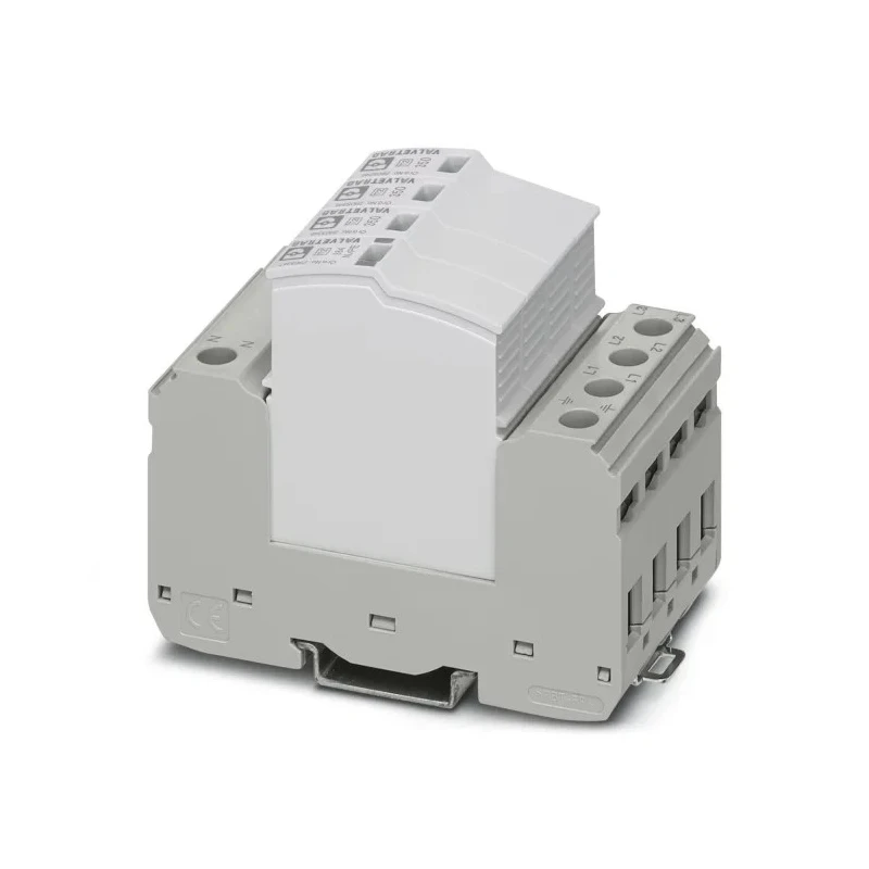 Phoenix Contact 3 Phase Surge Protector 40 kA, 1.5 kV, DIN Rail Mount 2905345