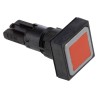 Eaton RMQ16 Series Red Maintained Push Button Switch 16 mm Cutout Diameter IP65 RMQ16