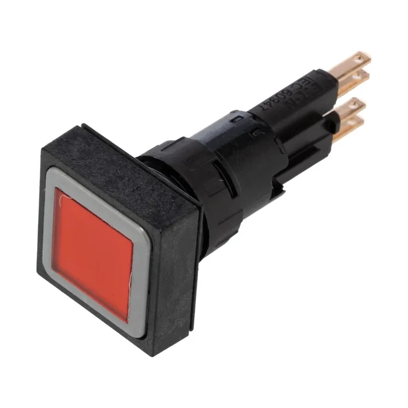 Eaton RMQ16 Series Red Momentary Push Button Switch 16 mm Cutout IP65 RMQ16