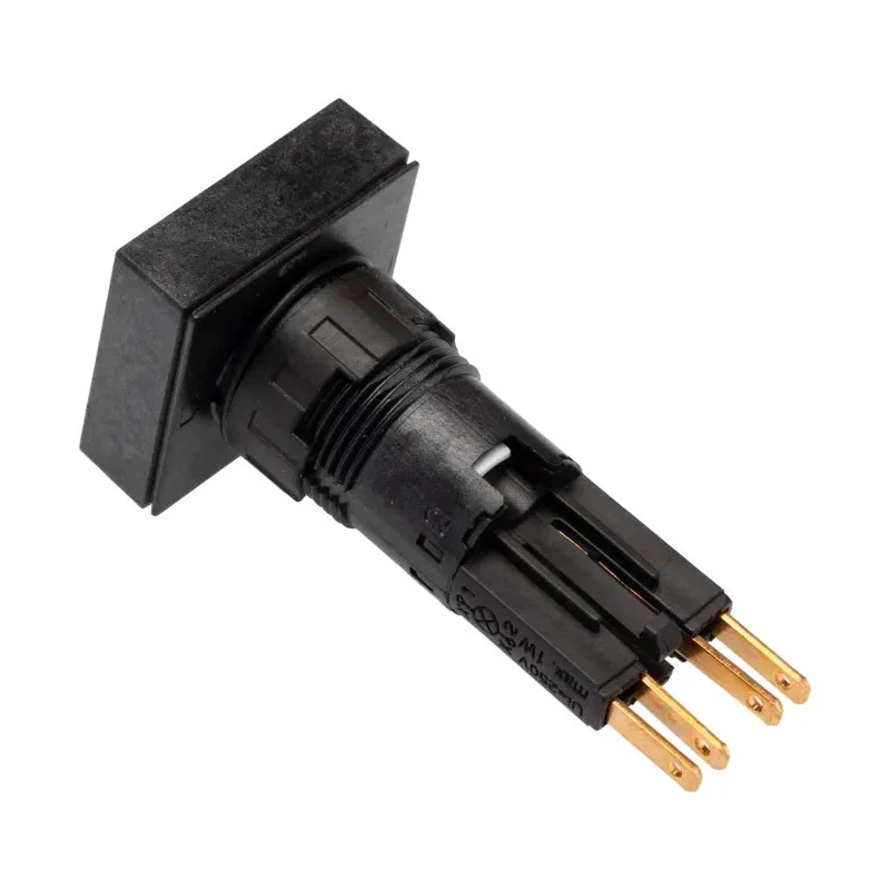 Eaton RMQ16 Series Blue Momentary Push Button Actuator, 16 mm Cutout Diameter, Square Plastic Button, IP65 RMQ16