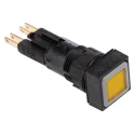 Eaton RMQ16 Series Yellow Momentary Push Button Actuator 16 mm Cutout Plastic IP65 RMQ16