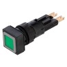 Eaton RMQ16 Series Green Momentary Push Button Switch 16 mm Cutout Diameter IP65 RMQ16