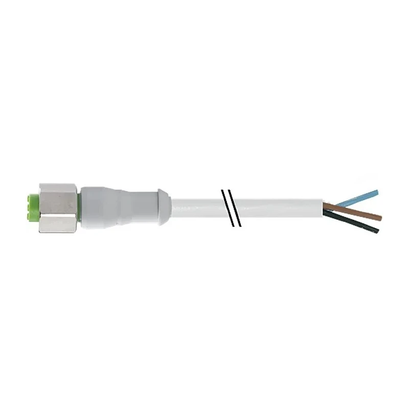 RS PRO Female 5 Way Straight to Unterminated Sensor Actuator Cable, Stainless Steel Jacket, 5 m Length, 250V AC 154-7726