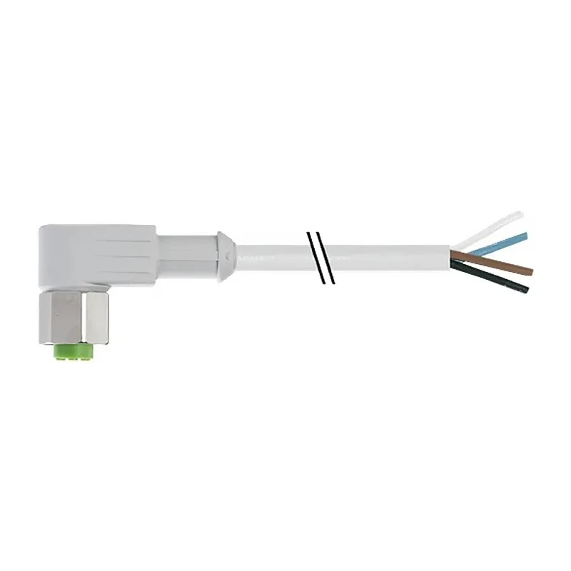 RS PRO Sensor Actuator Cable Female 3 Way M12 Right Angle to Unterminated Cable 5 m 154-7732