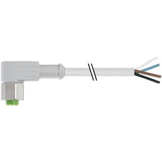 RS PRO Female 5 Way Right Angle to Unterminated Sensor Actuator Cable 5 m 125V IP65 IP67 154-7735