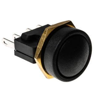 ITW Switches 49-59 Series High Current Sealed Push Button Switch Momentary Panel Mount SPDT 16 mm Cutout Clear LED 49-59121