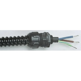 SES Sterling 16 mm Nominal Diameter PVC Black Conduit Electroflex Series 30m Length IP65 Rated 07400003010