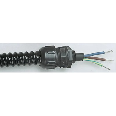 SES Sterling 16 mm Nominal Diameter PVC Black Conduit Electroflex Series 30m Length IP65 Rated 07400003010