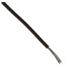 RS PRO Black Hook Up Wire 24 AWG 7/0.2 mm Core Strands, 100 m Length, 600 V Voltage, Polyvinyl Chloride Insulation 207-5288