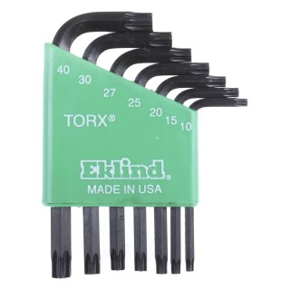 RS PRO 7-Piece Torx Key Set L Shape Short Arm Chrome Nickel Alloy Steel United States 157-1519