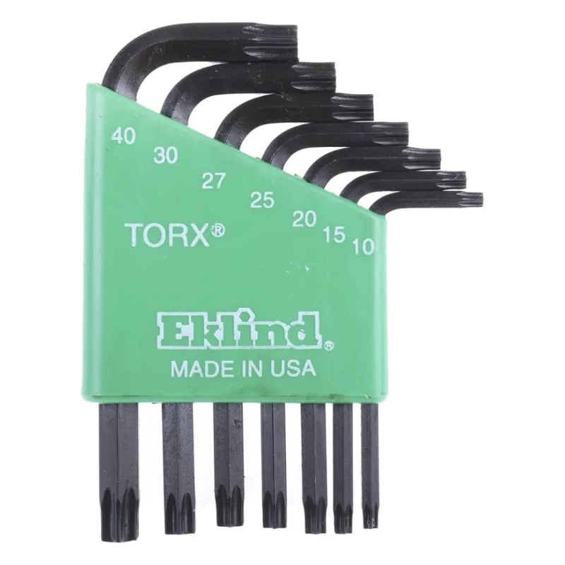 RS PRO 7-Piece Torx Key Set L Shape Short Arm Chrome Nickel Alloy Steel United States 157-1519