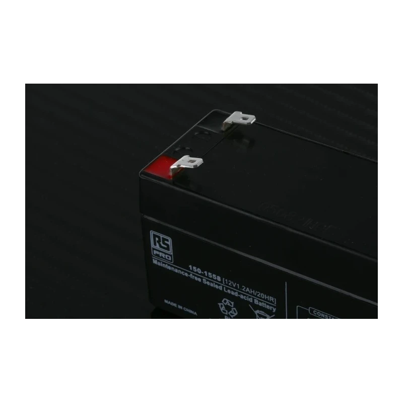 RS PRO Sealed Lead Acid Battery 12 V, 1.2 Ah, AGM Construction, Flame Resistant, 52 mm x 97 mm 150-1558