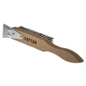 Cottam 37 mm Steel Wire Brush for Rust Removal and General Cleaning with Wood Handle 207-6548