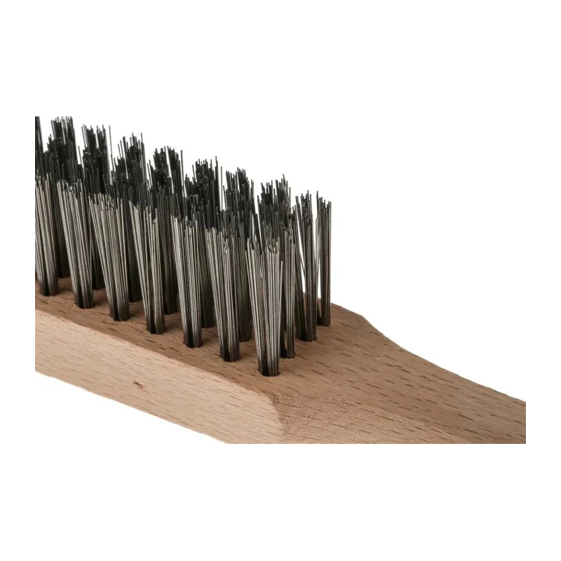 Cottam 37 mm Steel Wire Brush for Rust Removal and General Cleaning with Wood Handle 207-6548