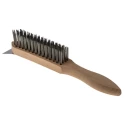 Cottam 37 mm Steel Wire Brush for Rust Removal and General Cleaning with Wood Handle 207-6548